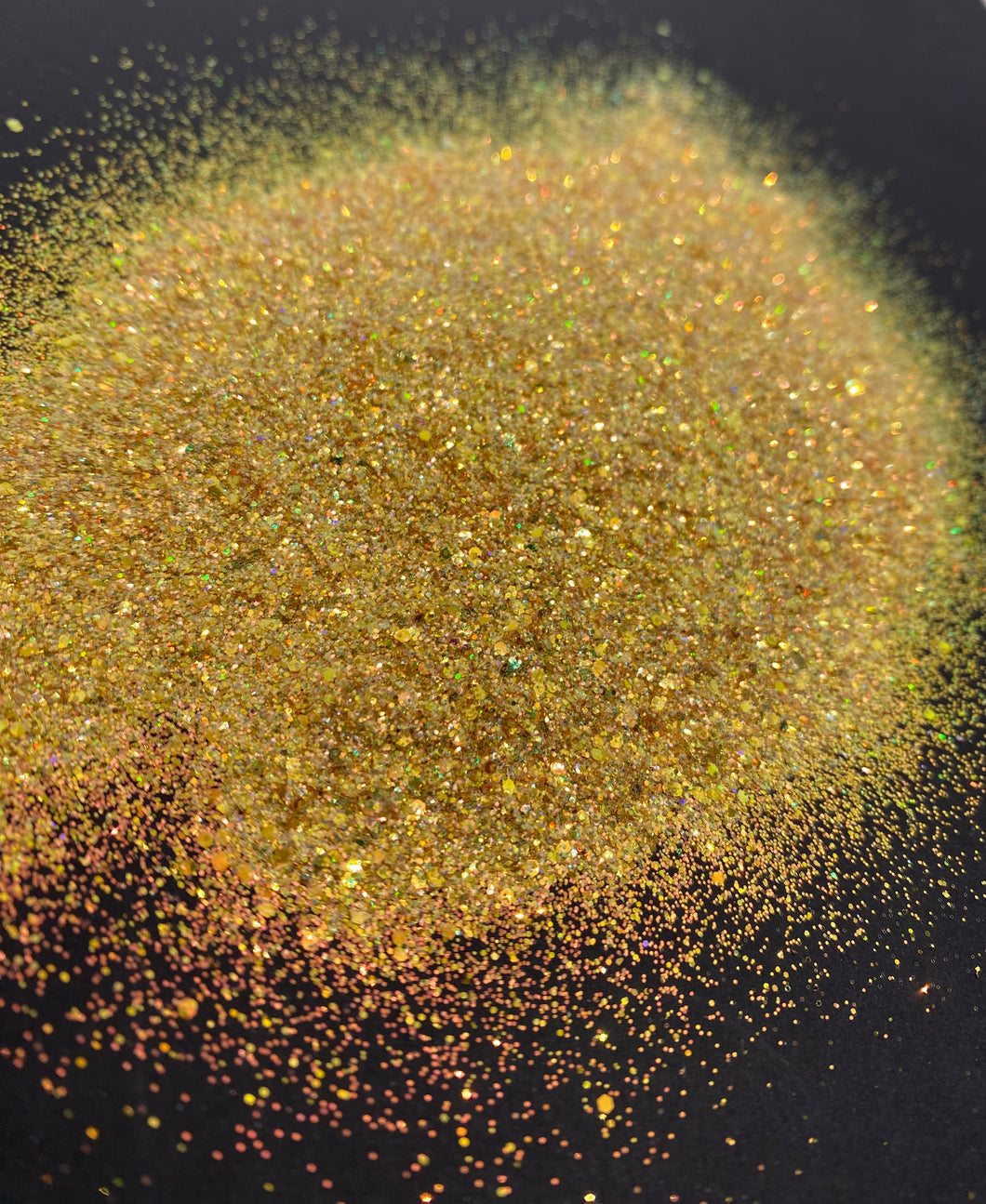 Luxe Gold - Small Hexagon Holographic Glitter Mix